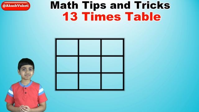 Learn 13 Times Multiplication Table | Easy and fast way to learn | Math Tips and Tricks смотреть онлайн