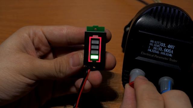 Универсальный индикатор заряда литий ионных аккумуляторов 1S - 8S 18650 смотреть онлайн