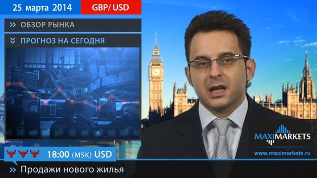25.03.14 - Прогноз курсов валют. Евро, Доллар, Фунт. MaxiMarkets смотреть онлайн