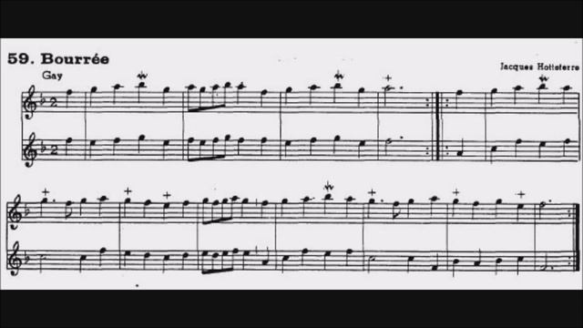 59 Bourrée J Hotteterre _2 Flautas_ pulso80 смотреть онлайн