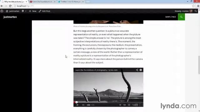 310 Adding media from YouTube and other services through oEmbed смотреть онлайн