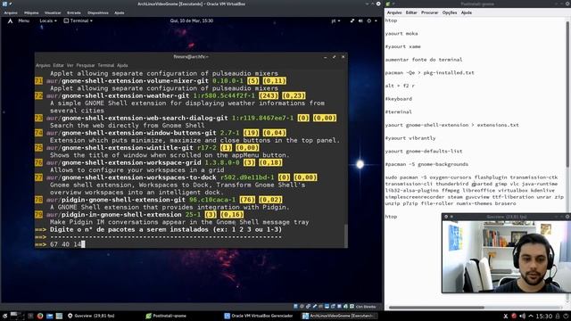[Dicas] Personalizando e configurando o Gnome no Arch Linux. Parte 3b смотреть онлайн