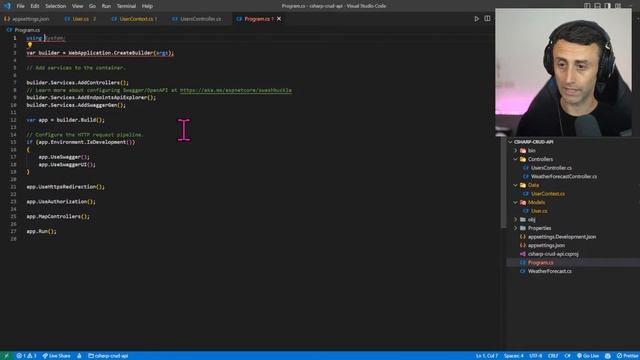 C# CRUD Rest API using .NET 7, ASP.NET, Entity Framework, Postgres, Docker, Docker Compose смотреть онлайн