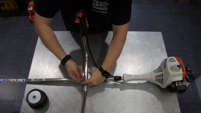 Триммер Stihl FS 55. Сборка новой мотокосы смотреть онлайн