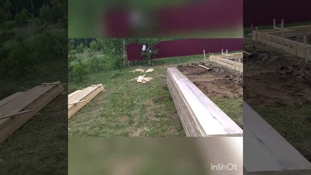 сарай 4 на 2 готов. фундамент в процессе. смотреть онлайн