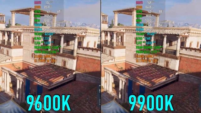 9600K Vs 9900K [ 6 Cores Vs 8 Cores / 16 Threads ] 7 Games