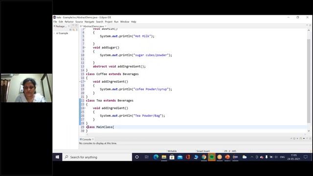 Abstract Classes in JAVA- Part 2|| R19 JNTUK JP|| Chandrakala Kuruba смотреть онлайн