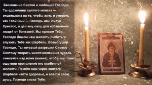Шарбель. 9 дней. 9 молитв. Поможет каждому. День второй