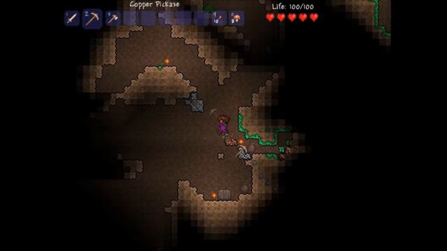 Terraria: Ep 1 I got Torches смотреть онлайн