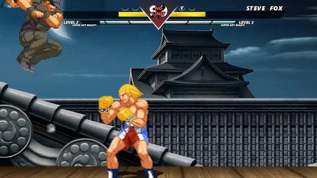 Clark Vs Steve Fox | KoF Mugen Vs Tekken | High Level Insane Epic Fight