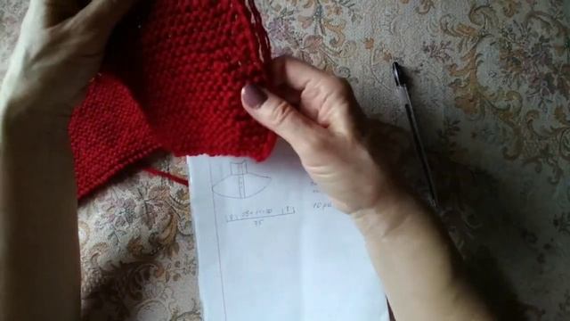 Манишка спицами на пуговицах/?самая удобная модель? /МК начало вязания/узор манишки.