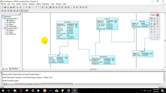 [Power Designer] how to create, and import database to mysql смотреть онлайн