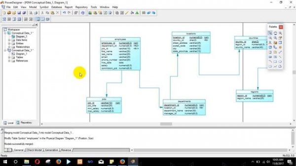 [Power Designer] how to create, and import database to mysql