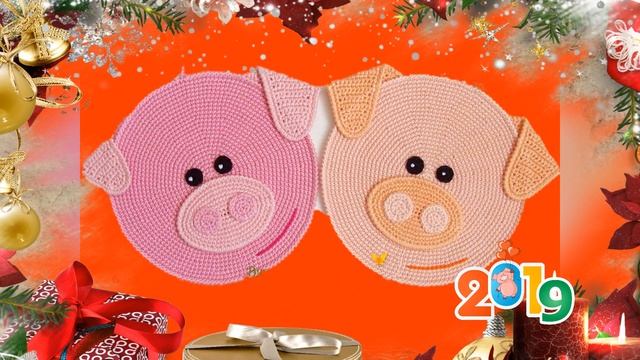 ?100 ИДЕЙ #2? ВЯЗАННЫЕ ХРЮШКИ своими руками. Символ - 2019 New year!!! смотреть онлайн