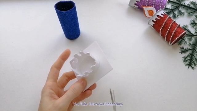 Новогодние украшения ?Новогодний декор ?Подарочная коробочка "Свеча"?Игрушки на ёлку своими руками смотреть онлайн
