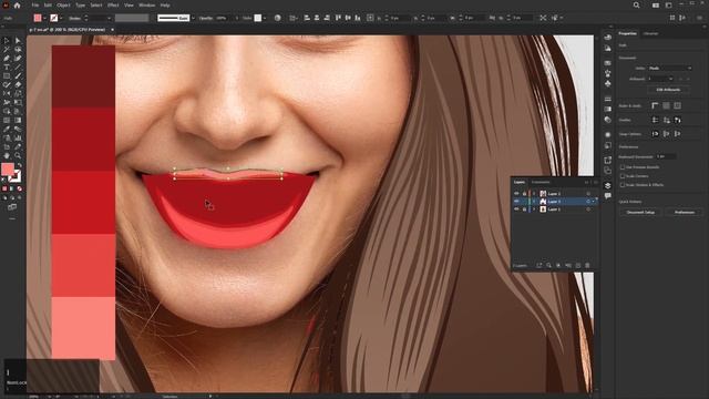 Vector Portrait in Adobe Illustrator | Vector Art | Vector Illustration | Speed Art | HOW TO VECTO смотреть онлайн
