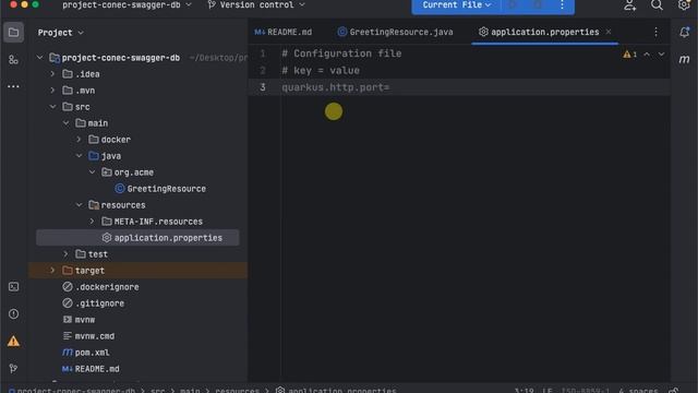 quarkus tutorial, port 8080 seems to be in use by another process, change port from default 8080 смотреть онлайн