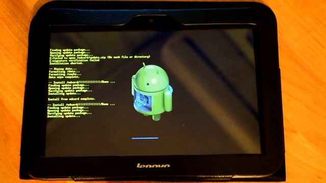 Прошивка стока через стоковый recovery Lenovo a2109 смотреть онлайн