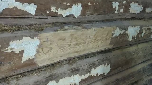 Шлифование стен старого деревянного дома. смотреть онлайн
