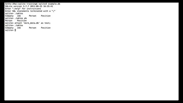 List Tables In SQLite