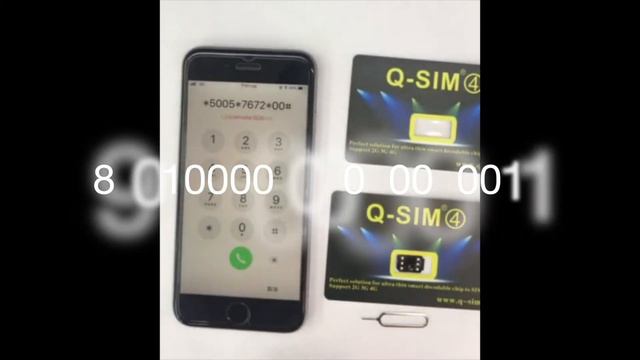 How to use Q-SIM4 ICCID to unlock iPhone auto 4G LTE - latest 20171212 смотреть онлайн