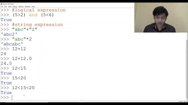 PYTHON TUTORIAL 4 EXPRESSION IN PYTHON смотреть онлайн