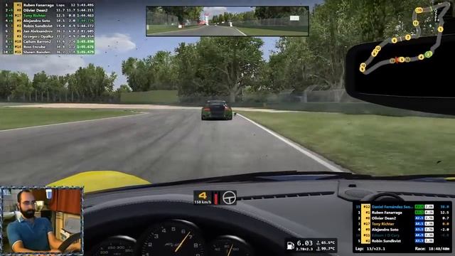 iRacing Career #8: Ruf GT3 Challenge at Imola - Excitement in Fixed Setup смотреть онлайн