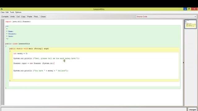 Java - BlueJ - Lesson 5: How to Prompt the User to Input a Number смотреть онлайн