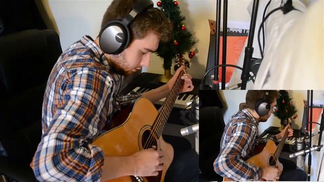 Jingle Bells ❄ Acoustic Fingerstyle Guitar Arrangement with guitar solo смотреть онлайн