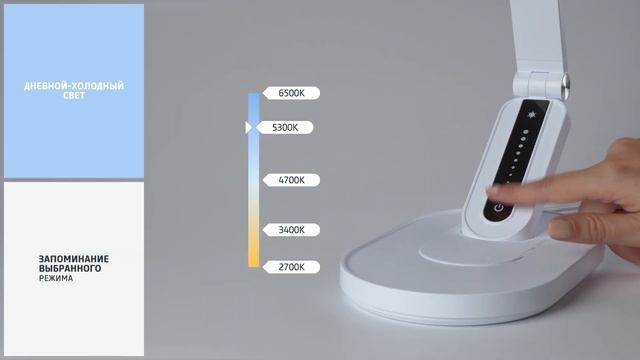 НАСТОЛЬНЫЙ СВЕТИЛЬНИК СВЕТОДИОДНЫЙ СЕТЕВОЙ "ФОТОН" TL-10DRU-W (10W) БЕЛЫЙ, USB ЗАРЯДКА смотреть онлайн