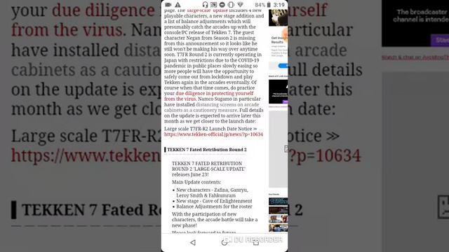 TEKKEN 7 FATED RETRIBUTION ROUND 2 UPDATES ON ARCADE IN JAPAN смотреть онлайн