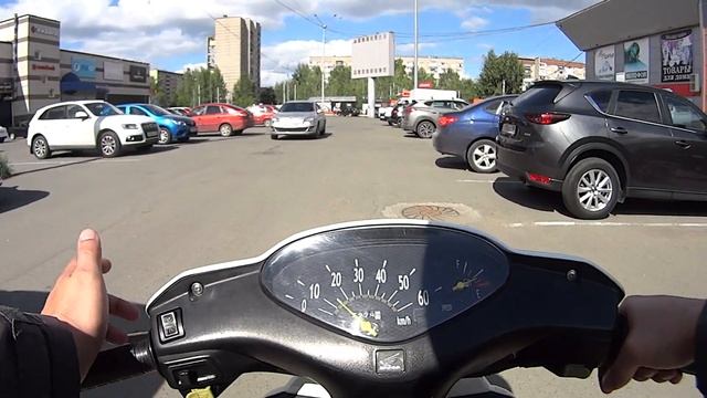 Обкатка Honda Dio AF 62 09 08 2023