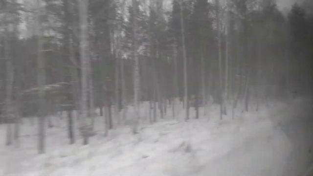 Перегон Ильмовка - Ревда из окна пассажирского поезда смотреть онлайн