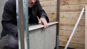 Компостный Ящик Своими Руками из Б/У Деревянных Поддонов, Шифера и Профлиста.