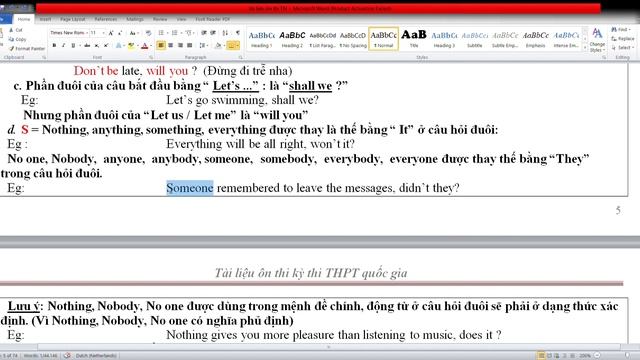 Tag question - Phùng Nguyễn Việt Trang смотреть онлайн