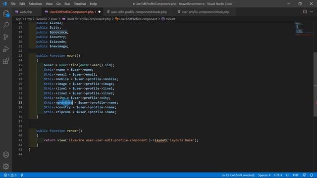 Laravel 8 E-Commerce - Update User Profile смотреть онлайн