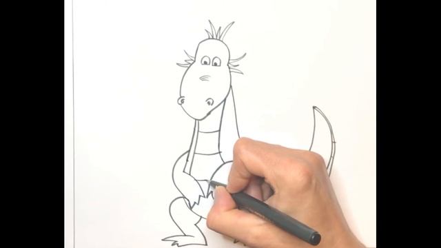 Wie Drache malen oder zeichnen? Einfach für Kinder, nachmalen, Drachen malen leicht смотреть онлайн