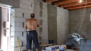 Штукатурка Ceresit CT82 на газоблок