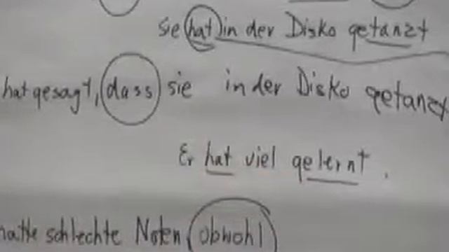 CH6 - Word Order Perfect Tense смотреть онлайн