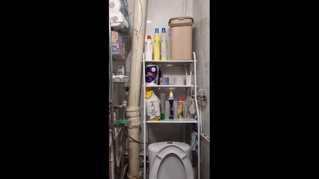 Стеллаж над унитазом - что надо учесть ? Алиска забавно играет. смотреть онлайн