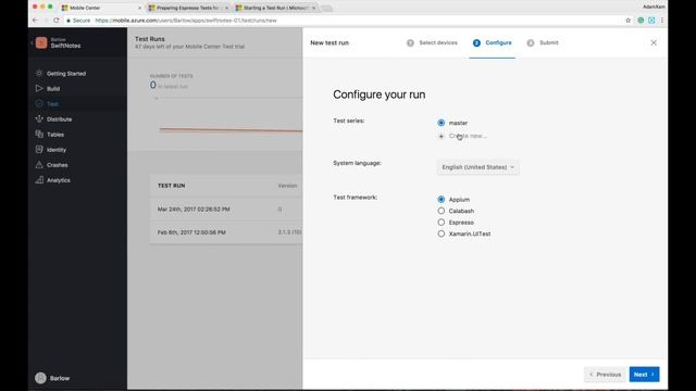 How to upload an Espresso Test to Visual Studio App Center! смотреть онлайн