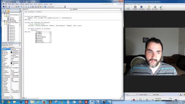 VBA 2010 ComboBox смотреть онлайн