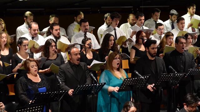 Μικτή Χορωδία ΤΜΣ ΕΚΠΑ - Μάρκος Μπότσαρης - Finale 3o Mέρος - Παύλος Καρρέρ смотреть онлайн