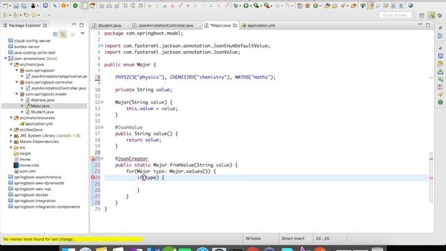 Jackson Annotations | @JsonCreator | Example | Simple Programming смотреть онлайн