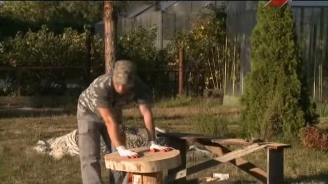 Стол из дубового спила смотреть онлайн