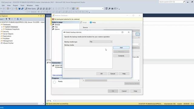How to Import Database .BAK file in Microsoft SQL Server Management Studio - SSMS - Intact Abode смотреть онлайн