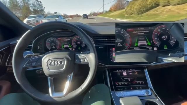 Описание работы адаптивного круиз-контроля #A6C8 #A7C8 #A84N #Q8 #Q74M .AUDI-UPGRADE.RU смотреть онлайн