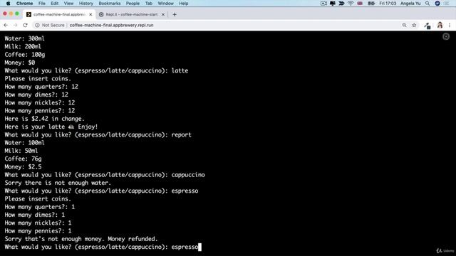 Day 15 - Local Development Environment S6 Introduction & Requirements for the Coffee Machine Project смотреть онлайн