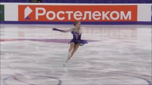 Софья Муравьева выиграла короткую программу на 6 этапе Гран-При России