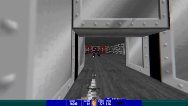 Doom 2, The Way We Remember It with WolfenDoom lite mod смотреть онлайн